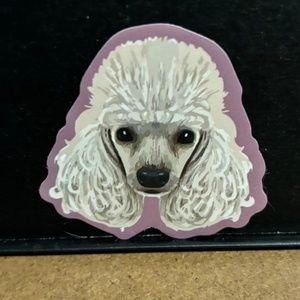 POODLE FACE STICKER